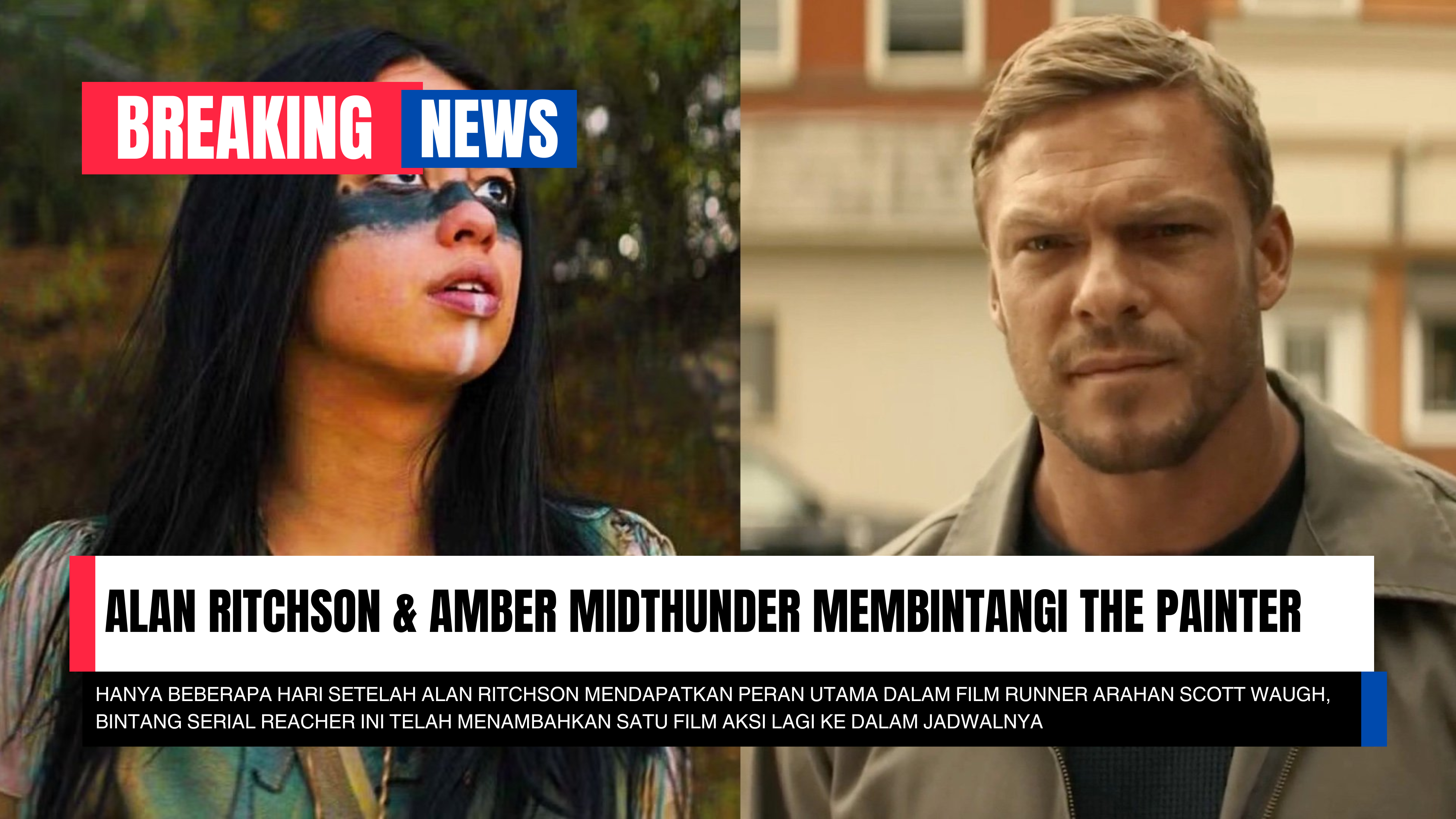 Alan Ritchson & Amber Midthunder Membintangi The Painter